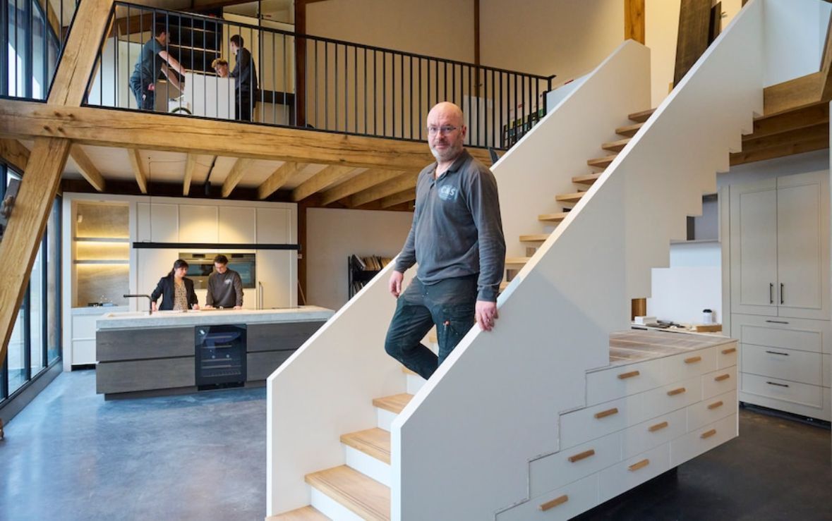 Dave in showroom Dave in showroom