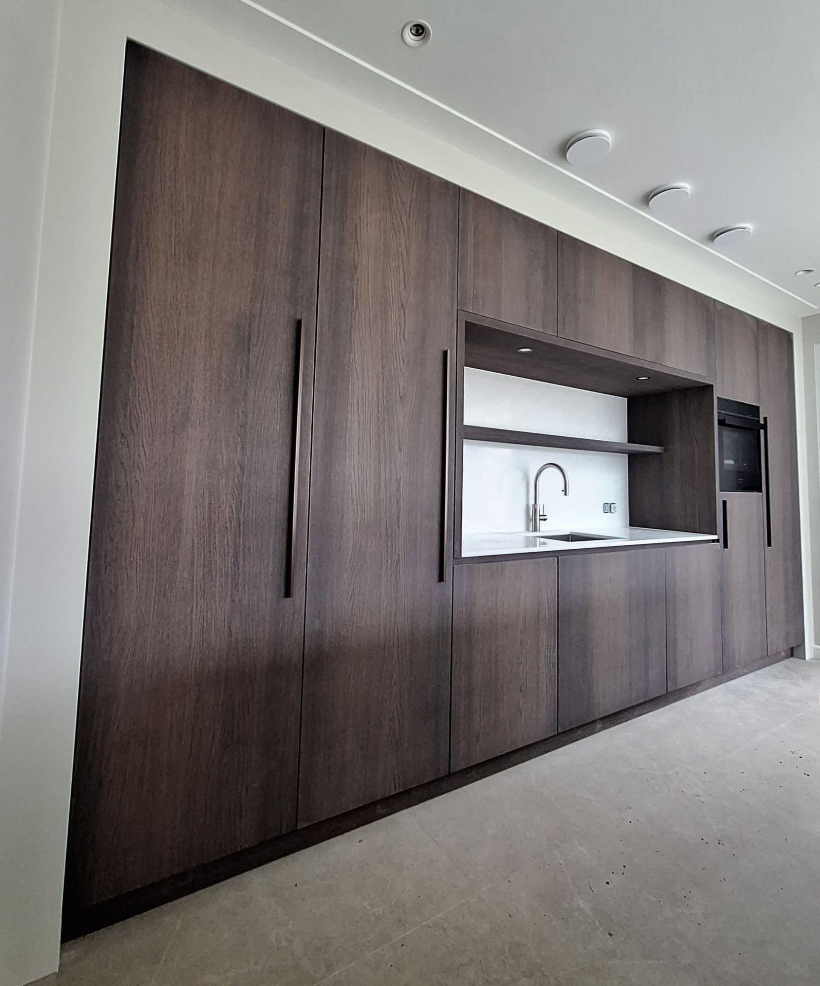 Keuken van notenhout Keuken van notenhout